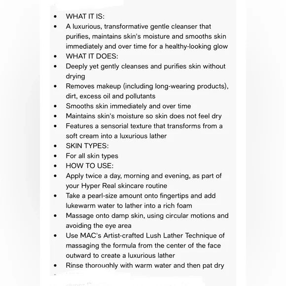 Mac hyper real fresh canvas cream-to-foam cleanser - Picture 4 of 9